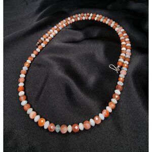 Jay King Rare Find Faceted Agate Bead Necklace With Hook Closure